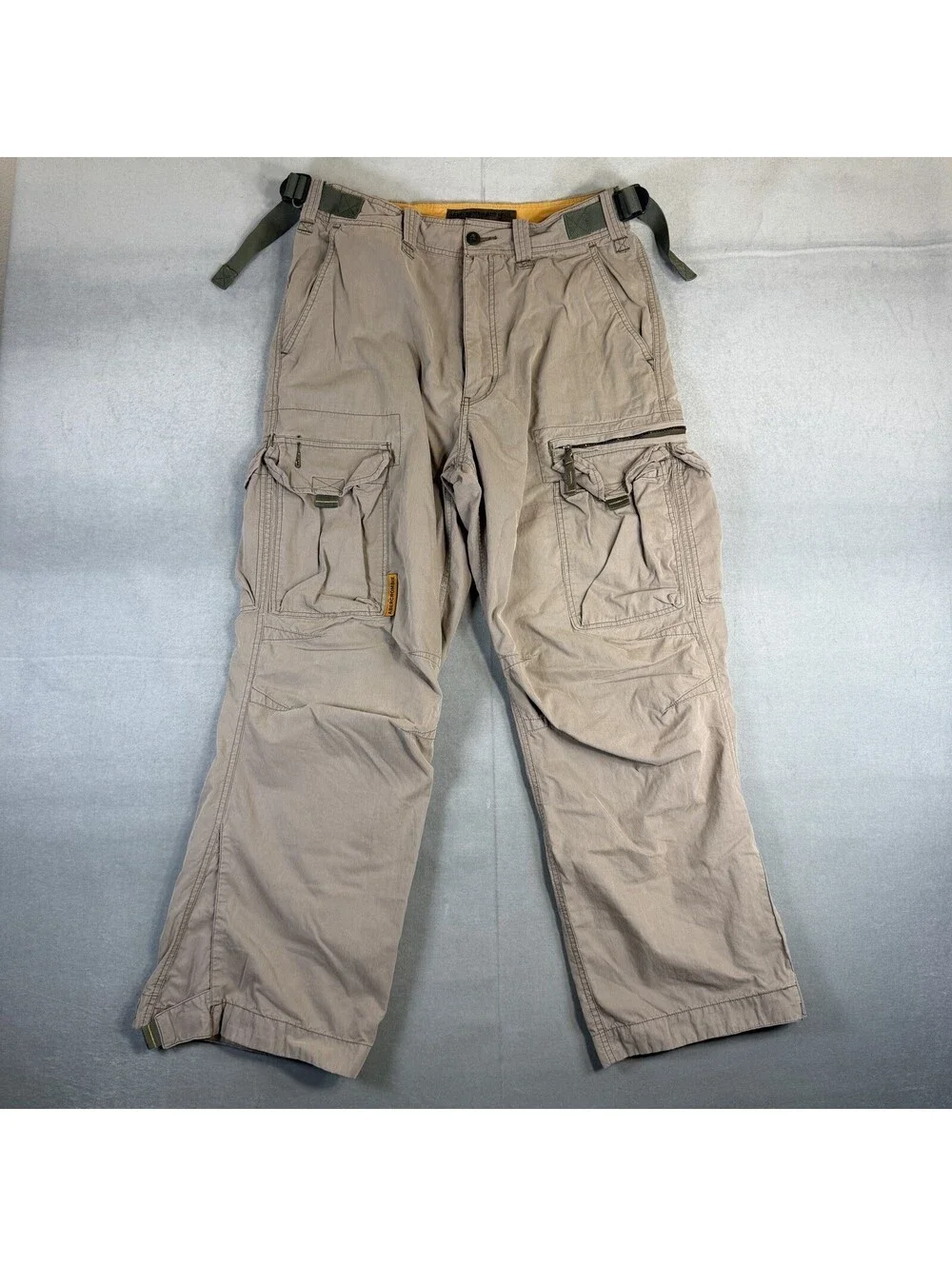 VTG 90s Abercrombie & Fitch Paratrooper Cargo Pants Mens Small (30-32) Military